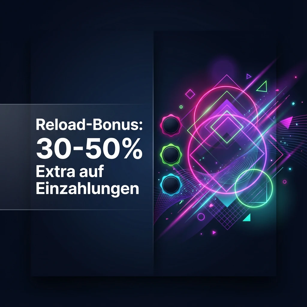 Reload-Bonus: 30-50% Extra auf Einzahlungen Reload-Bonus: 30-50% Extra auf Einzahlungen
